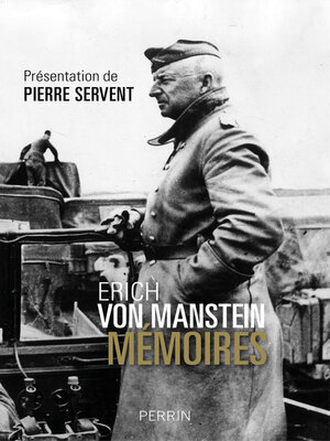 cover image of Erich von Manstein. Mémoires